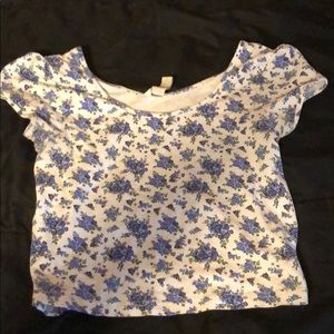 Floral crop top